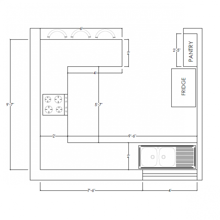 Parmar Kitchen drawing